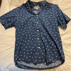 Men’s blue button down
